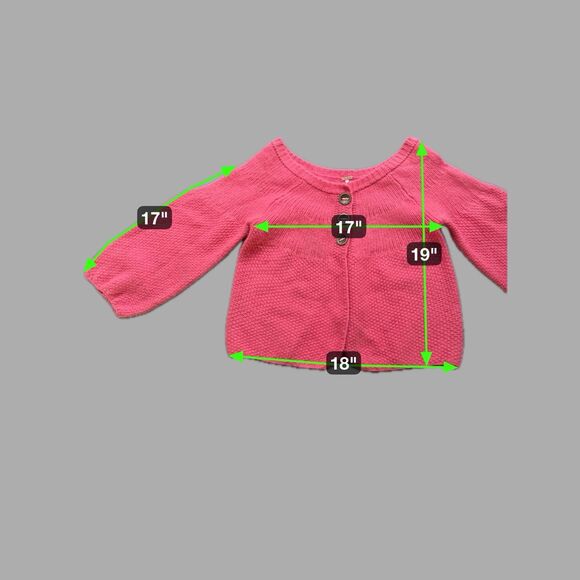 Free People Pink Knit Cardigan Angora Wool Button Front Sweater Women’s XS/S - Picture 4 of 11